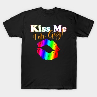 Kiss Me I'm Gay T-Shirt